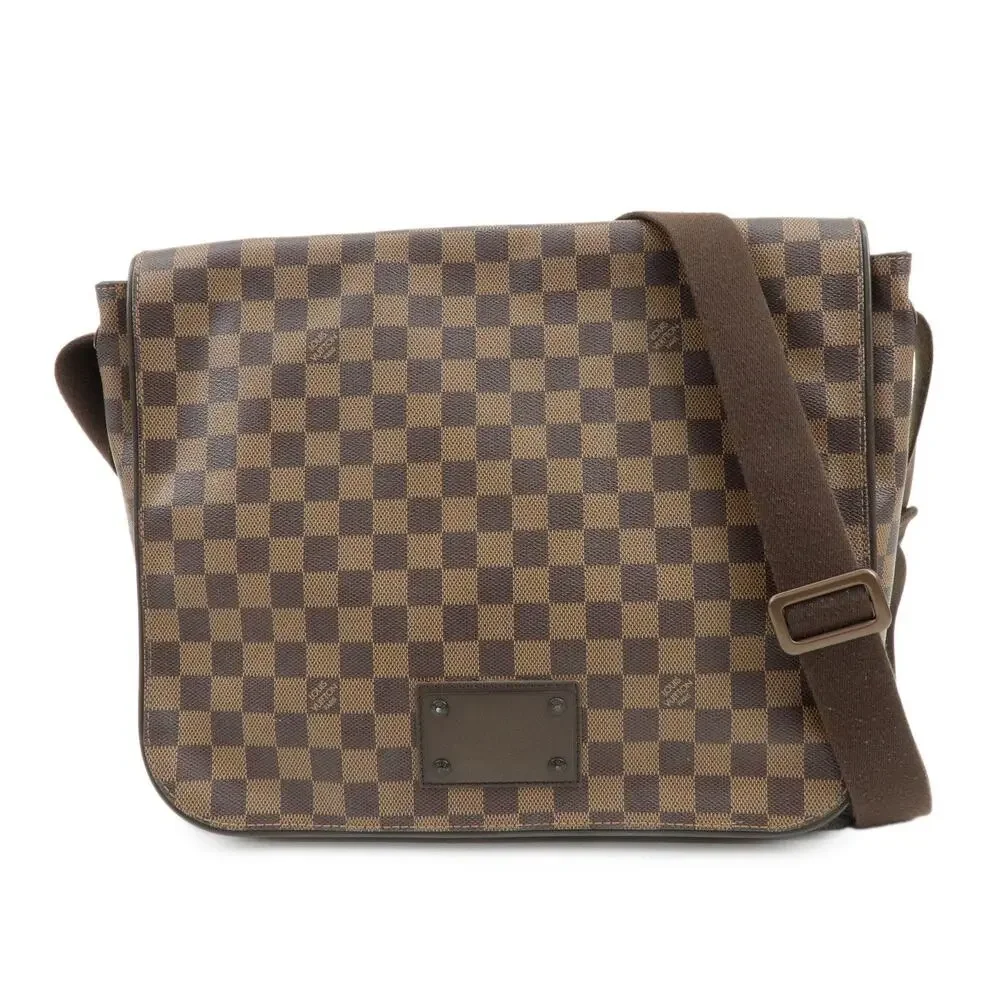 Louis Vuitton Damier Ebene Brooklyn Messenger Bag Brown